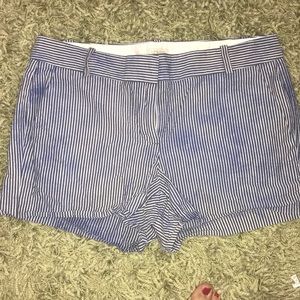J Crew Seersucker Shorts